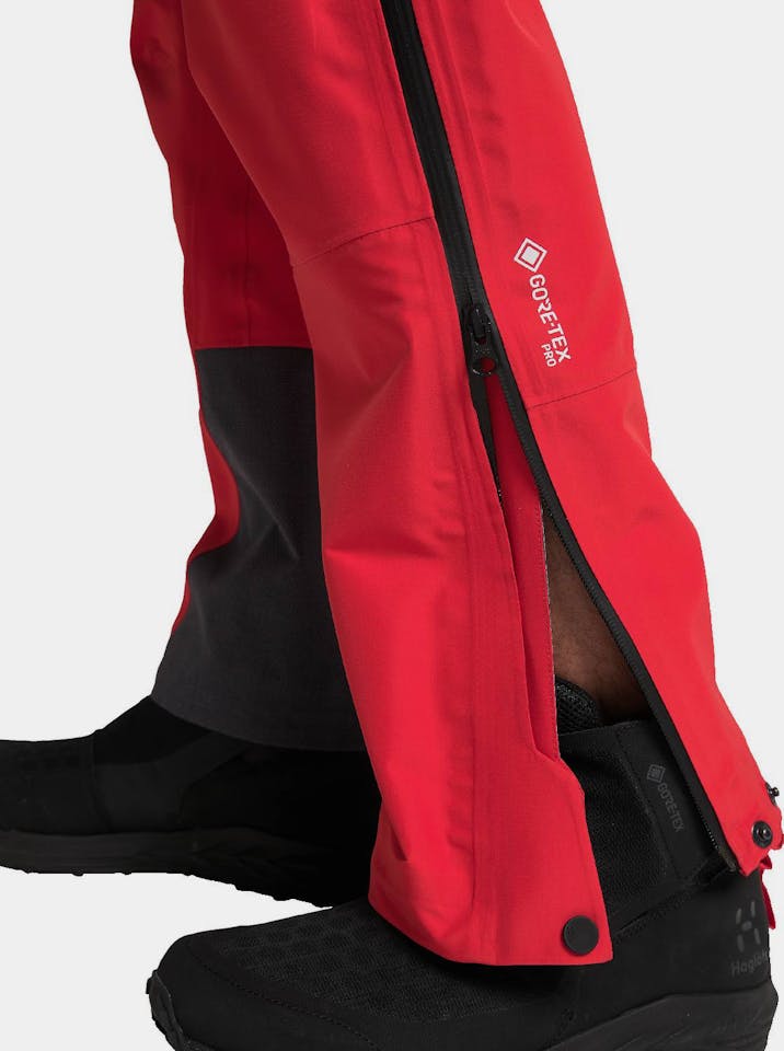 Haglöfs Men's L.I.M. ZT GTX Pro Pant Punainen / Musta 04
