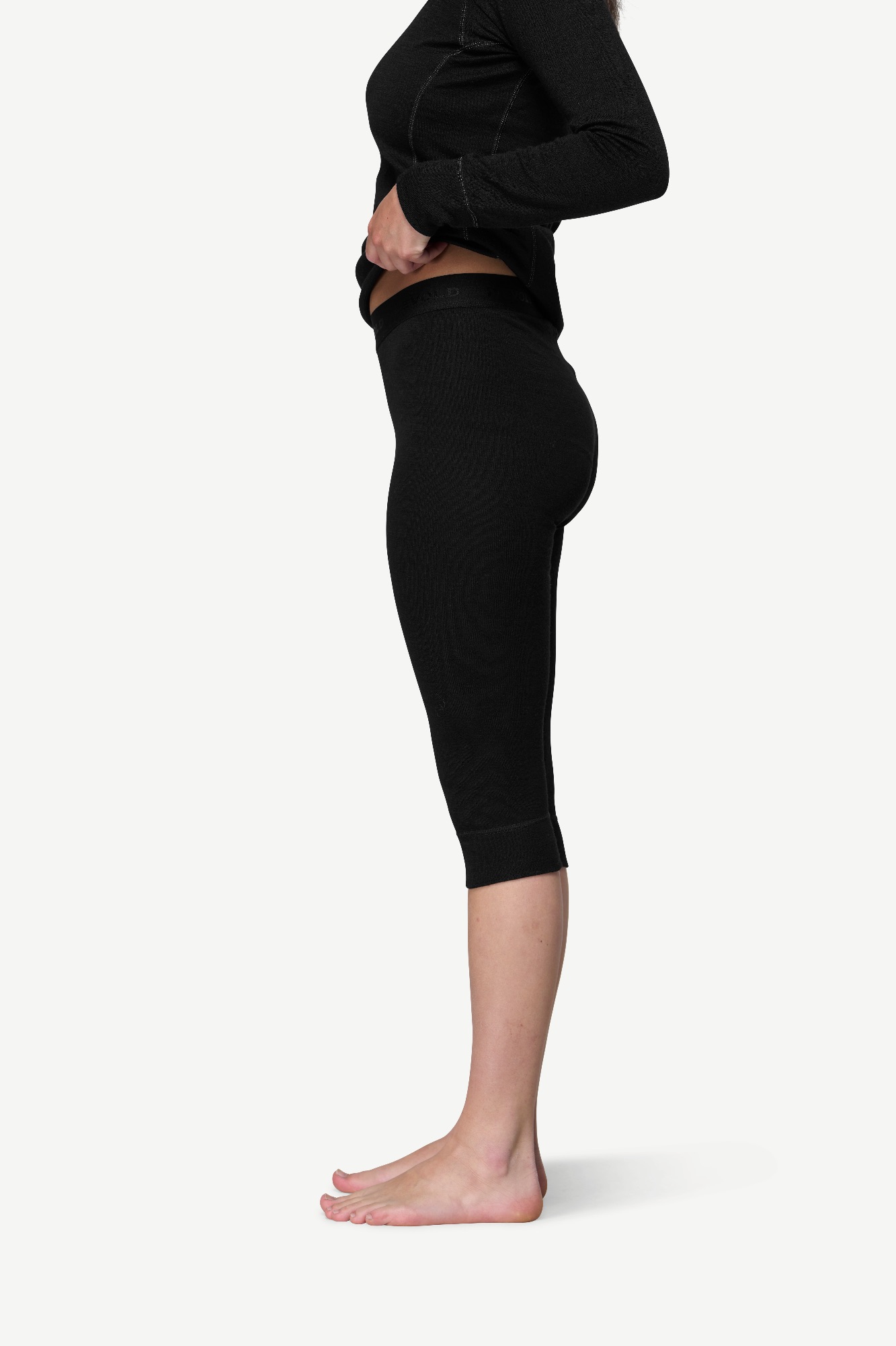 Devold Duo Active Merino 205 3/4 Long Johns Woman Black 02
