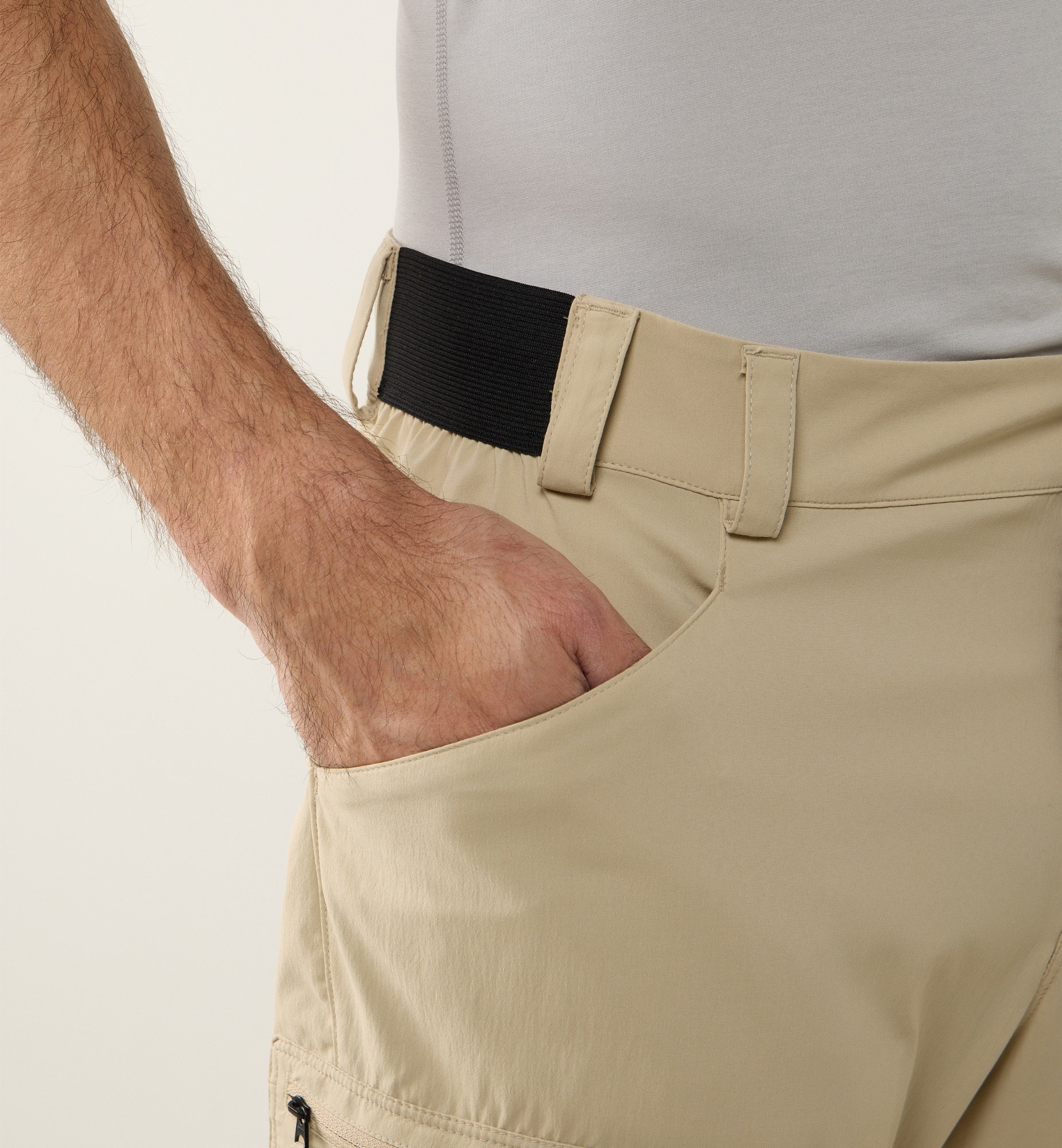 Haglöfs Men's Lite Standard Zipoff II Pant Chalk 07