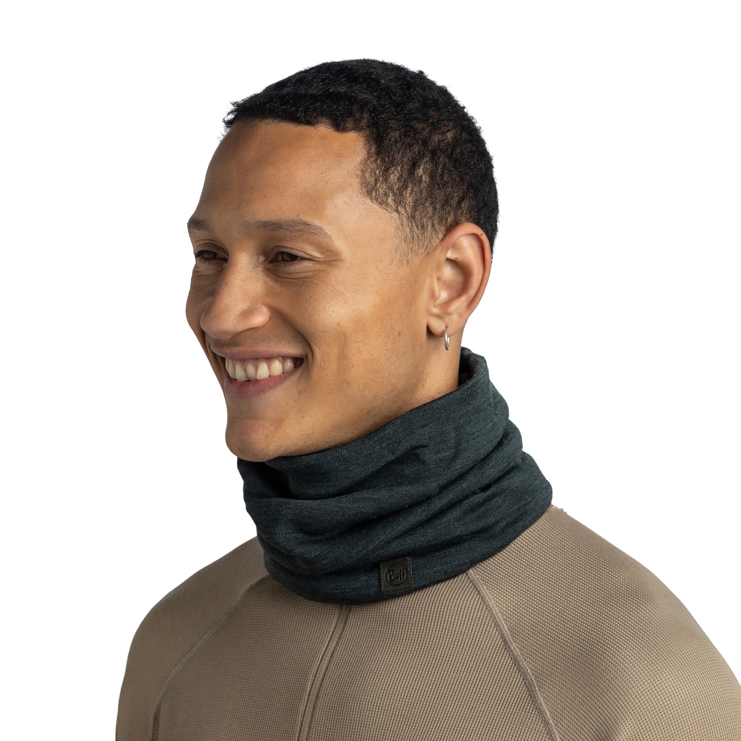 Buff Heavyweight Merino Solid Forest  04