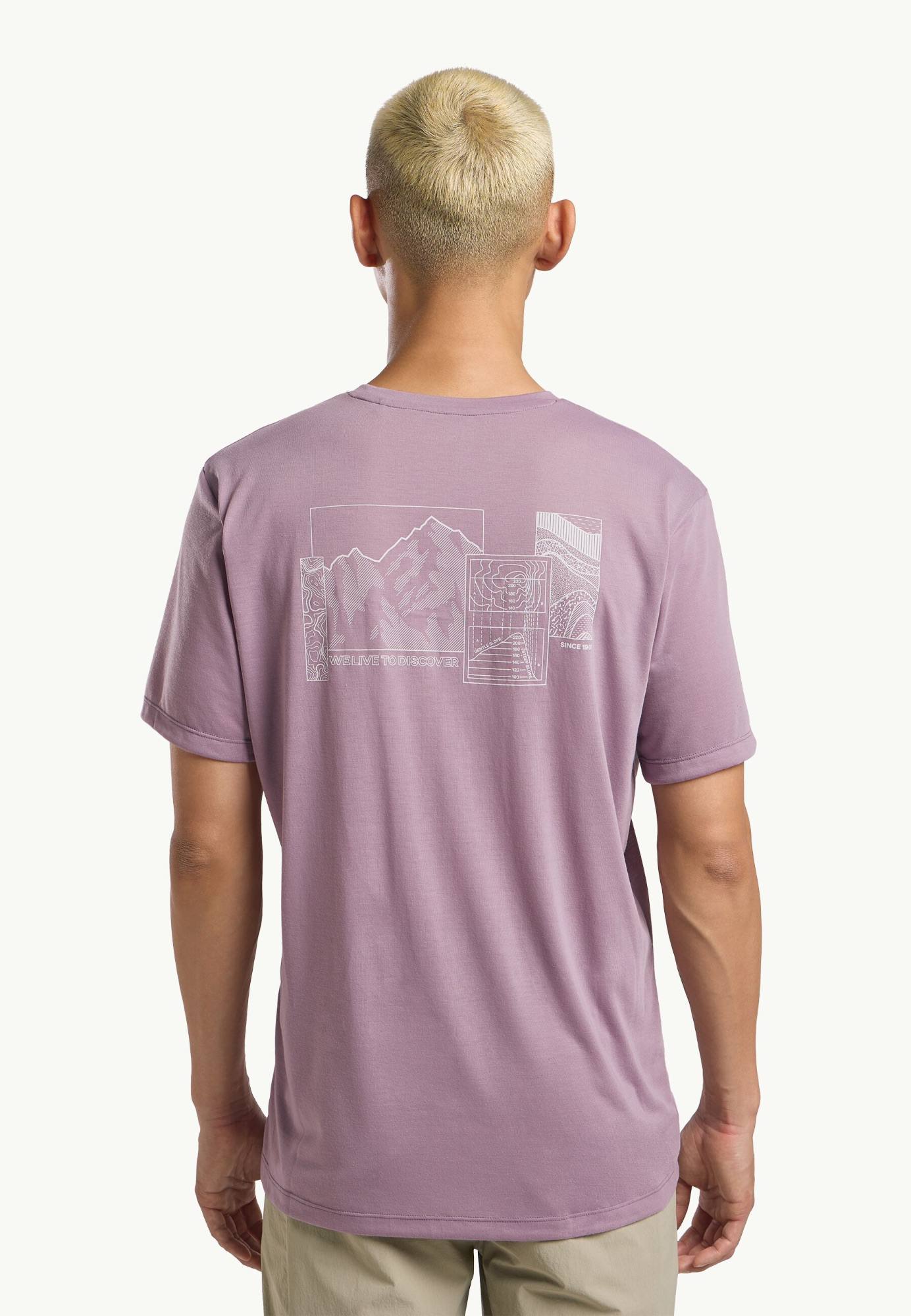 Jack Wolfskin Men's Vonnan Graphic Tee Wild Blossom 03