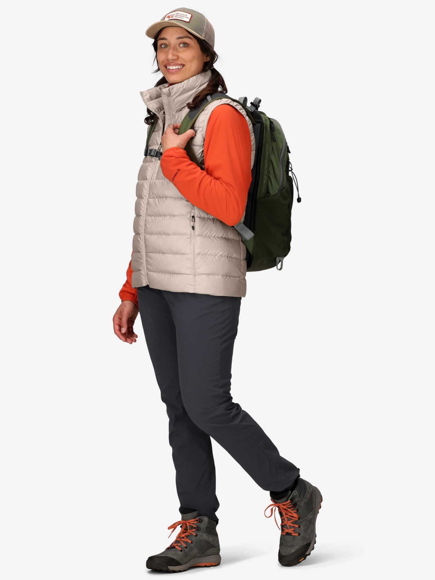Marmot Women's Highlander Vest Birch Bark 04