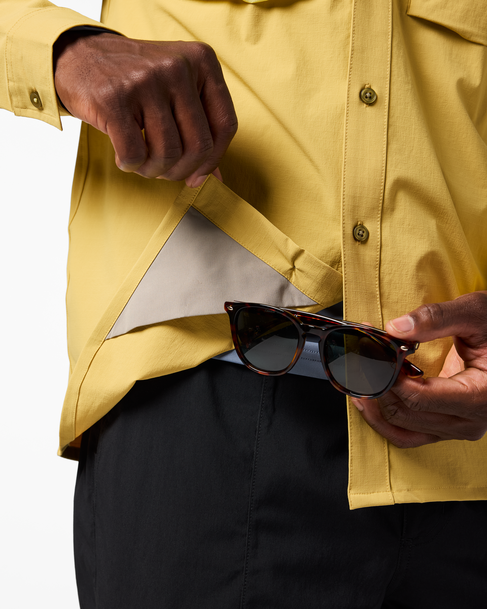 Cotopaxi Men's Solta Long Sleeve Sun Shirt Husk 08