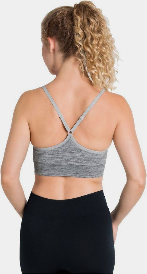 Odlo Women's PADDED SEAMLESS SOFT 2.0 Sports Bra Vaaleanharmaa 03