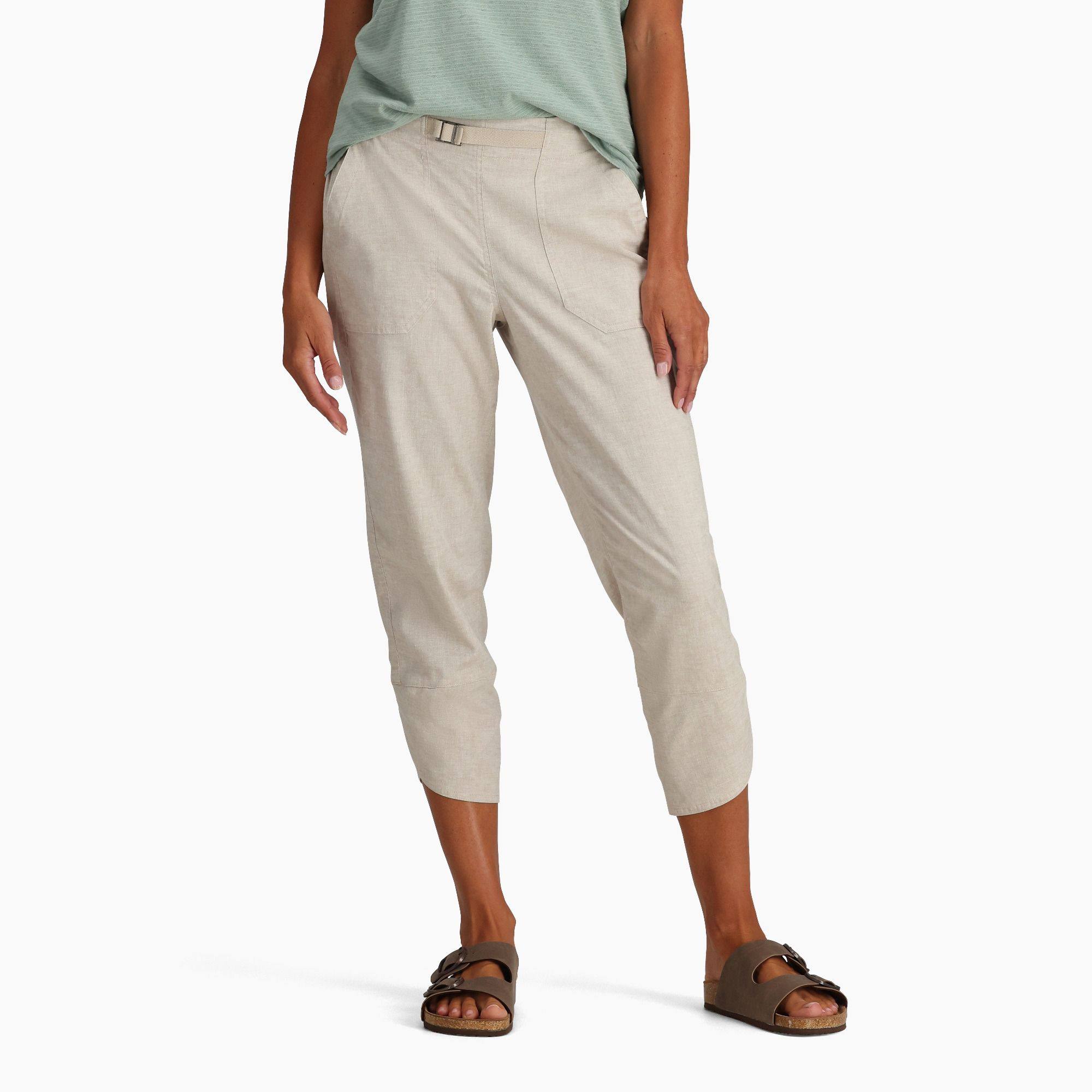 Royal Robbins Women's Hempline Capri Off-White 02