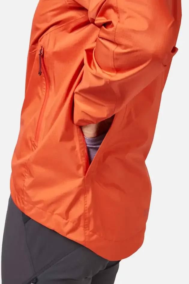 Rab Women's Cinder Downpour Jacket Punainen 07