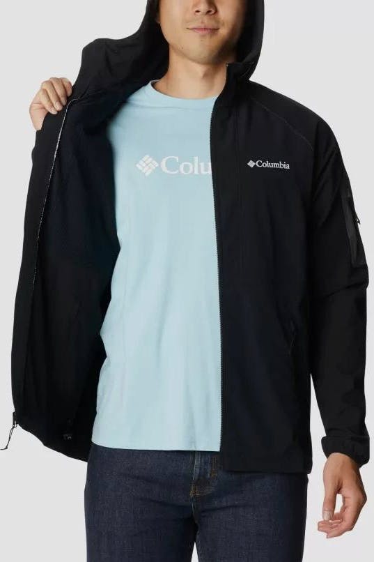 Columbia Men's Tall Heights Hooded Softshell Musta 03