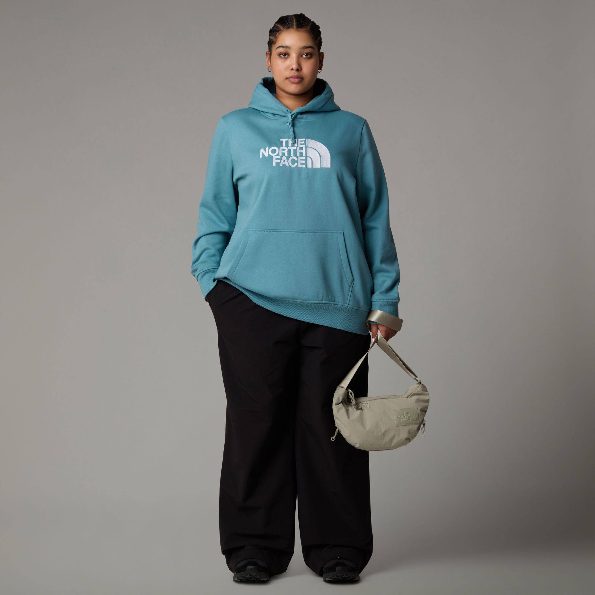 The North Face Women's Drew Peak Plus Hoodie Blue 02