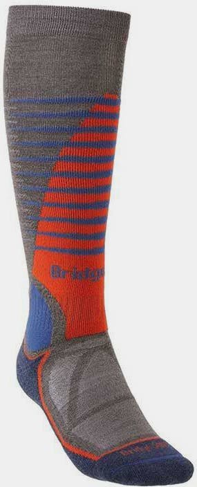 Bridgedale Ski Midweight Ruskea/Punainen 01