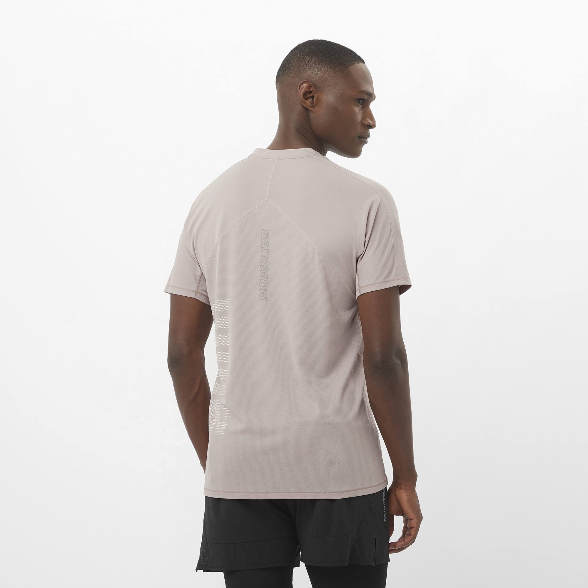 Salomon Men's Sense Aero Graphics Tee Etherea 04