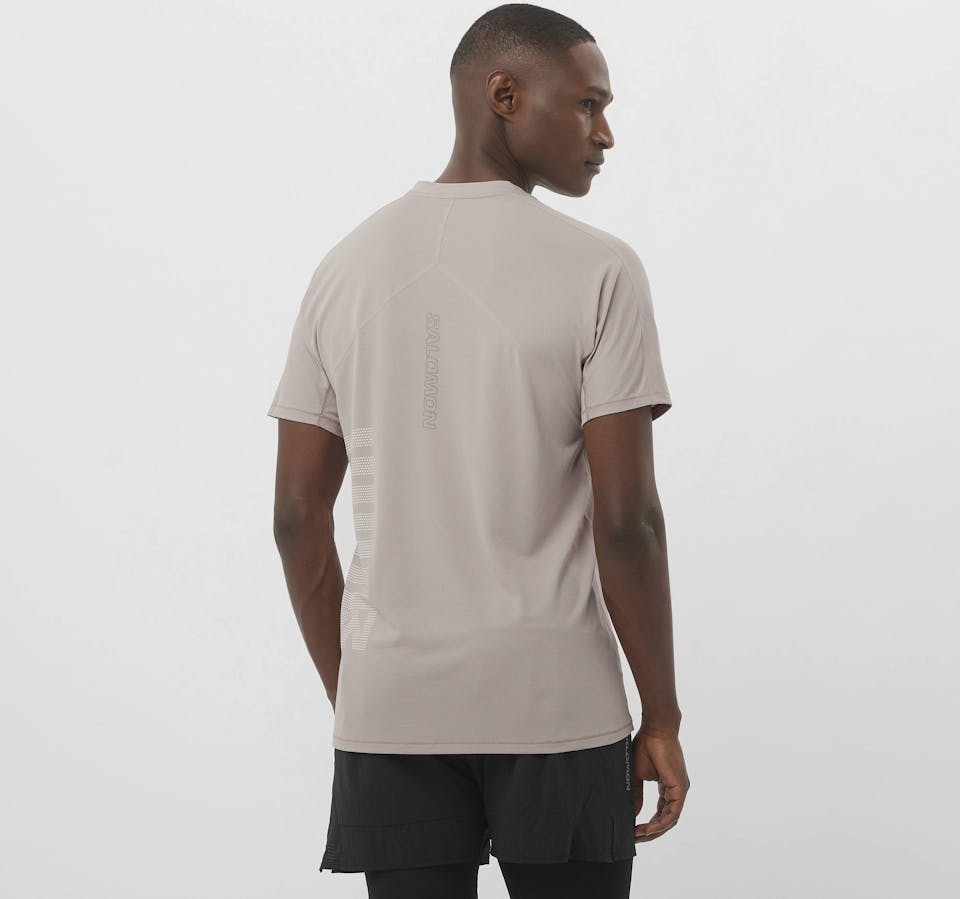 Salomon Men's Sense Aero Graphics Tee Etherea 04