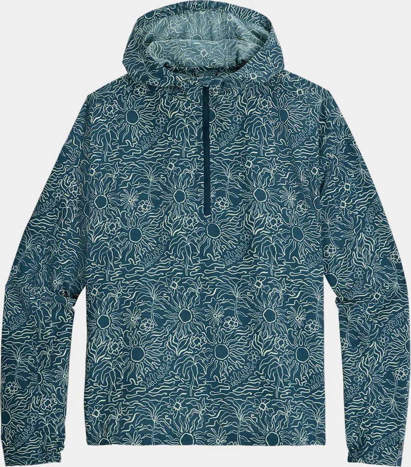 Royal Robbins Men's Salathe Sun Hoodie Orion Blue 01