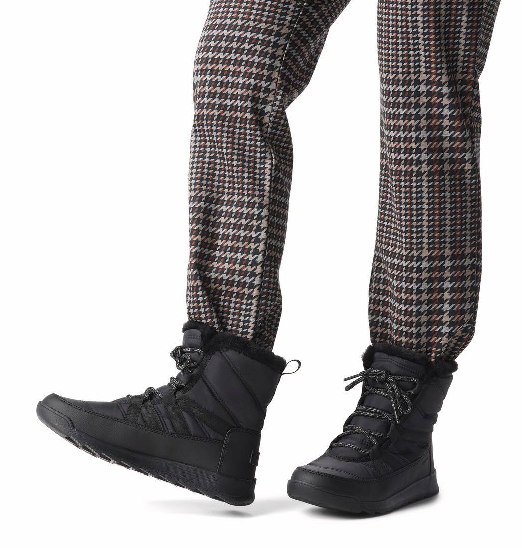 Sorel Women's Whitney II Plus Lace Waterproof - Naisten talvikengät Musta 03