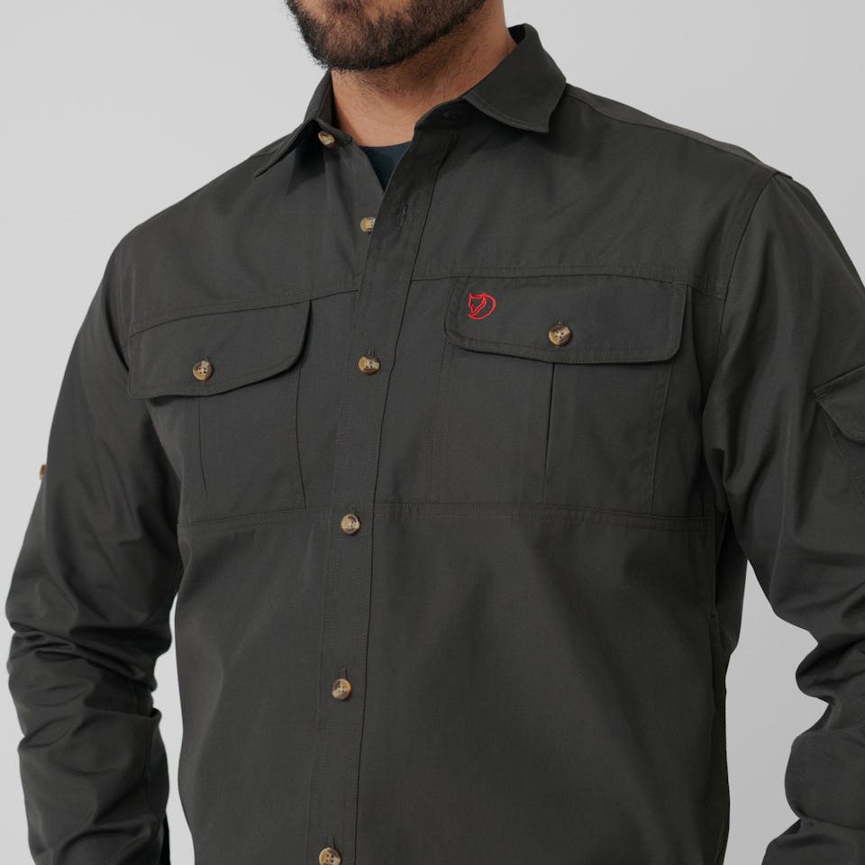 Fjällräven Men's Singi Trekking Shirt Dark grey 09