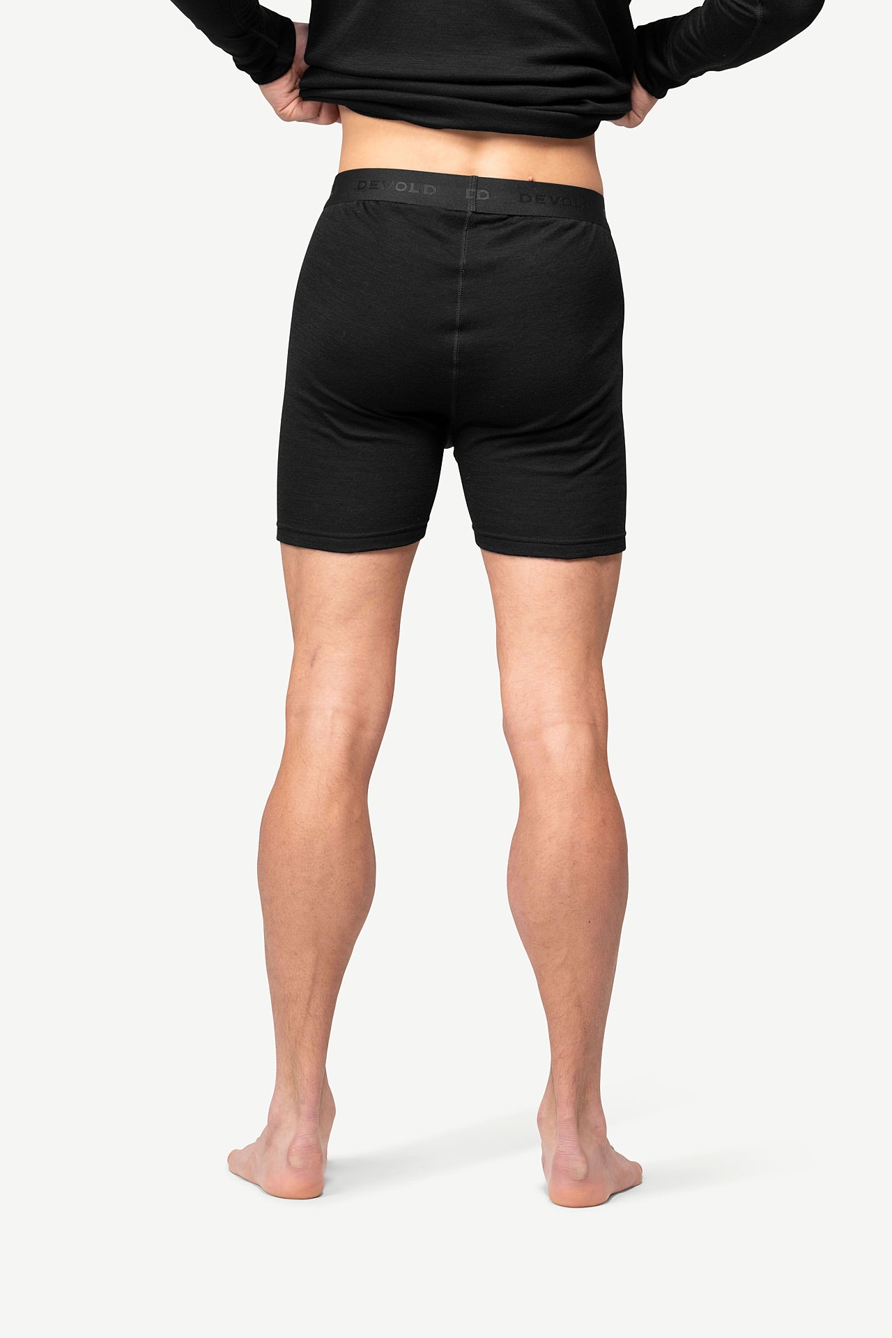 Devold Duo Active Merino 205 Windstopper Boxer Man Musta 03