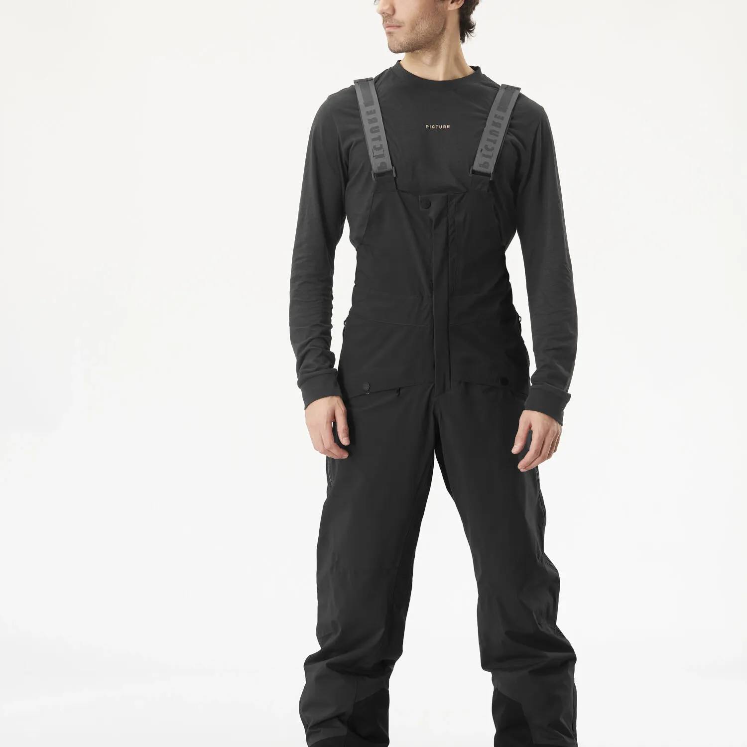 Picture Organic Clothing Men's Avening Bib Musta 02