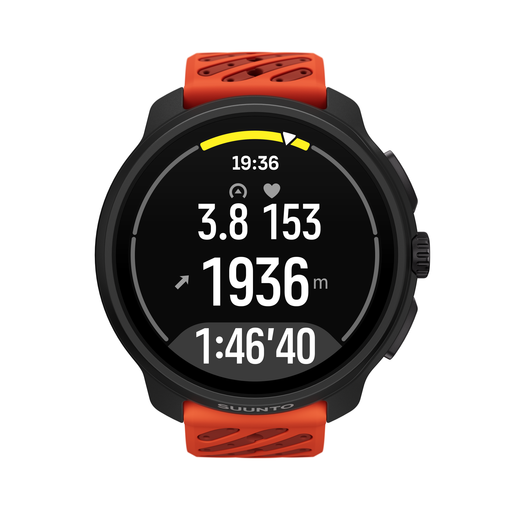 Suunto Race 2 Stainless Steel Coral Orange  05