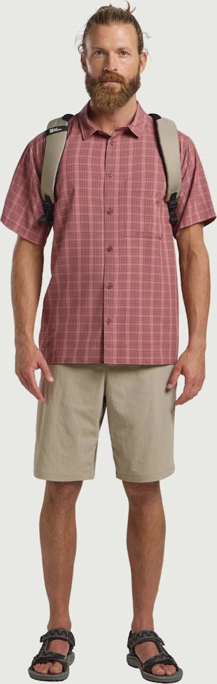 Jack Wolfskin Men's Meseta Shirt Dark Rust 03