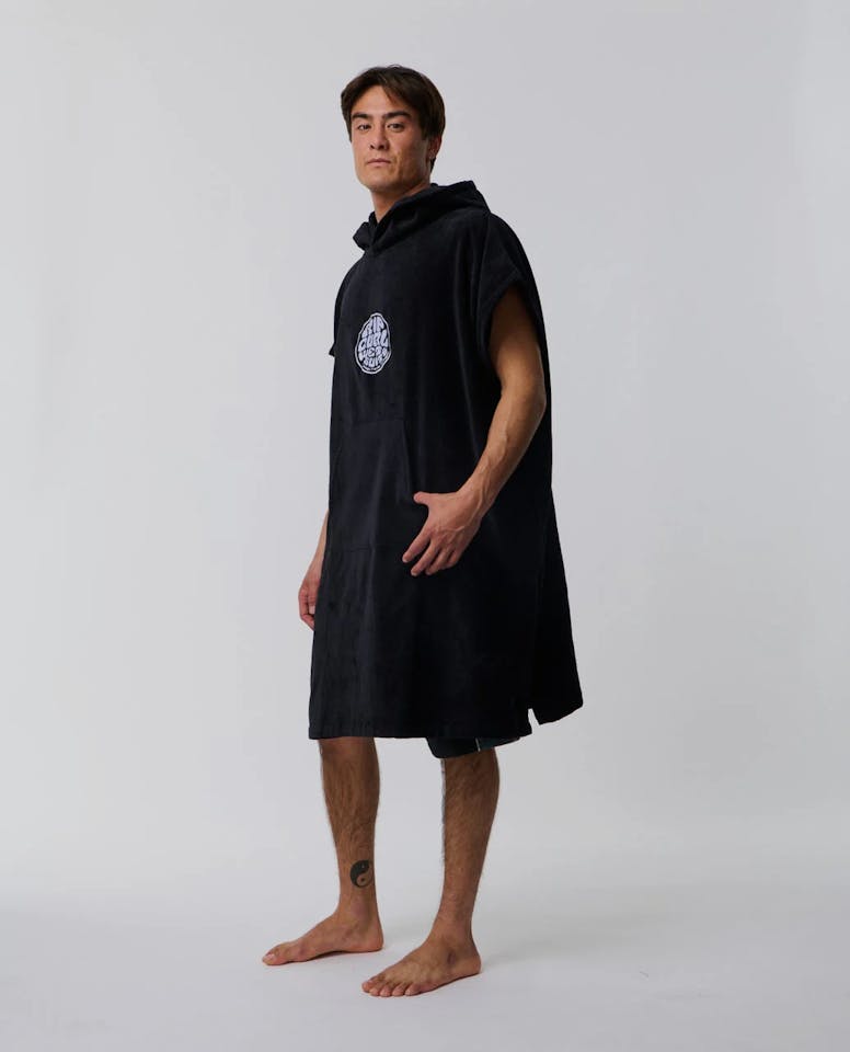 Rip Curl Icons Hooded Towel Musta 02