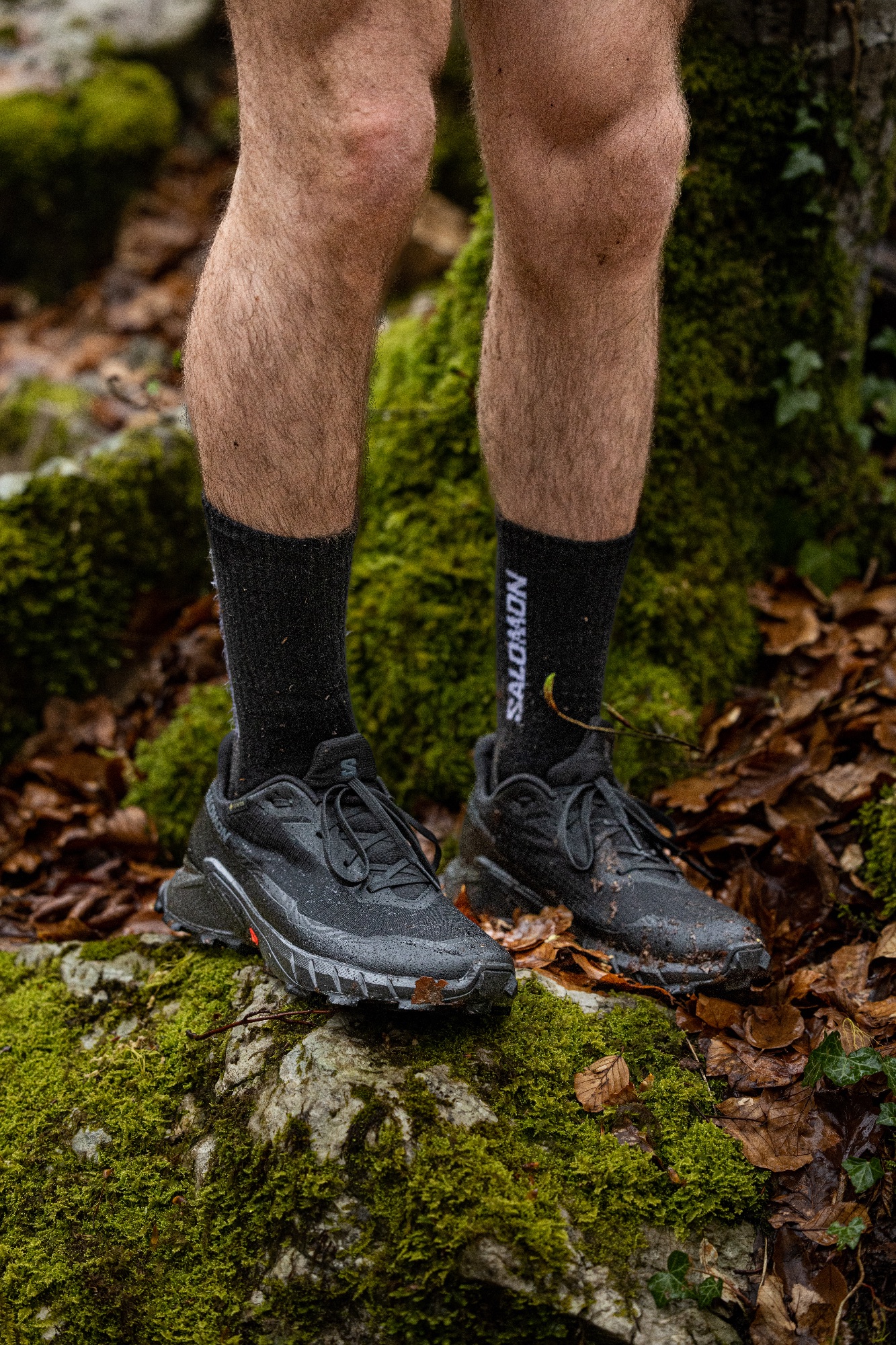 Salomon Men's Alphacross 5 GTX Musta 09