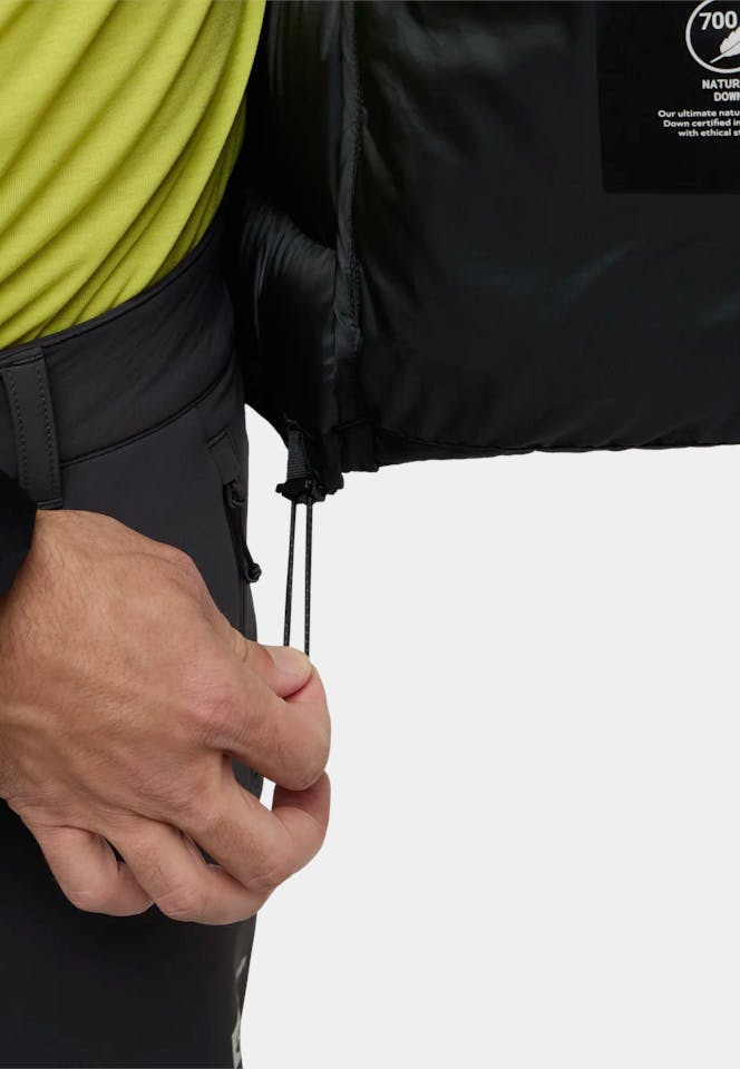 Jack Wolfskin Men's Nebelhorn Down Hoody - Miesten untuvatakki Musta 07