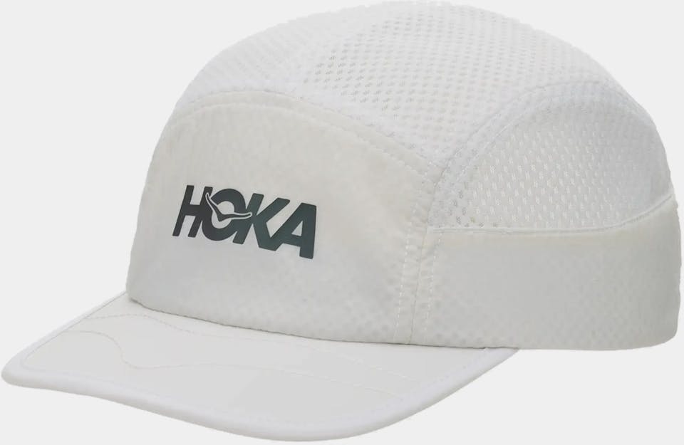 Hoka Trail Run Hat White 01