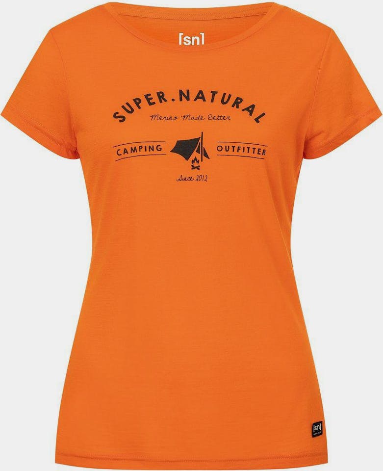 Supernatural Camping W Tee Orange 01