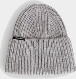 Calvin Klein Solid Cable Beanie Heather Mid Grey One Size at