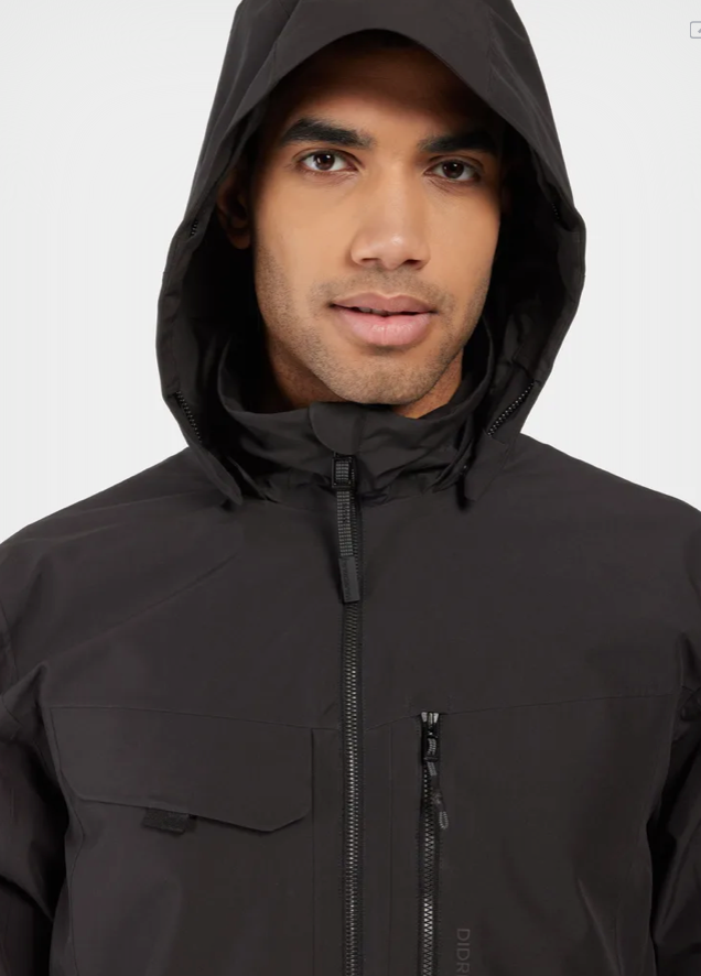 Didriksons Aston 5 Jacket Musta 08