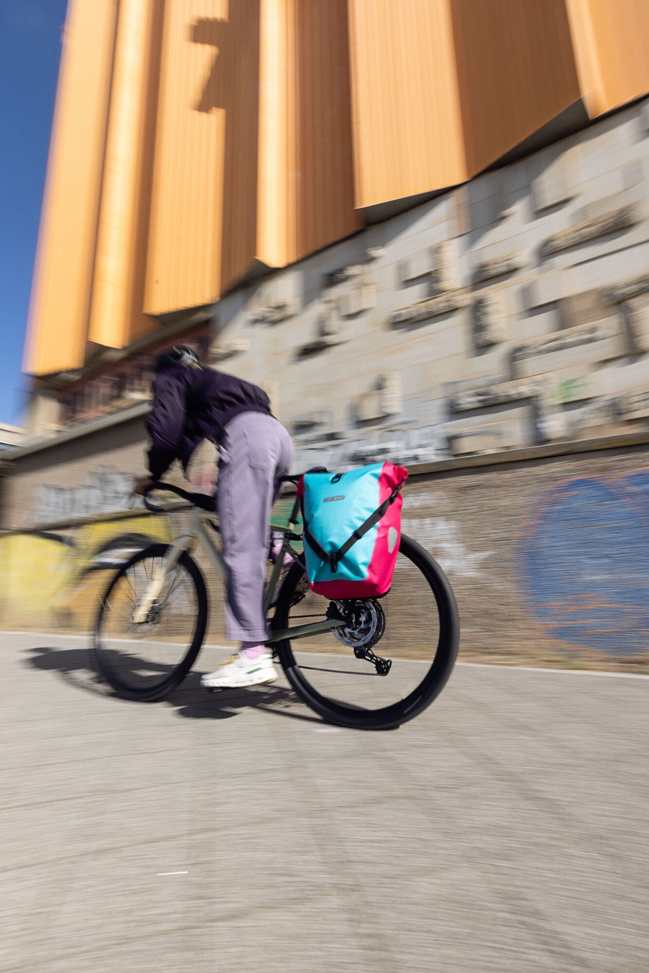 Ortlieb Back-Roller Cyber, yksi kappale Sininen / Pinkki 02