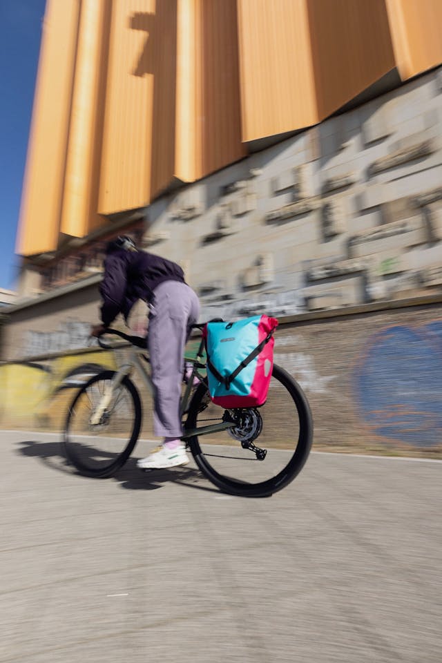 Ortlieb Back-Roller Cyber, yksi kappale Sininen / Pinkki 02