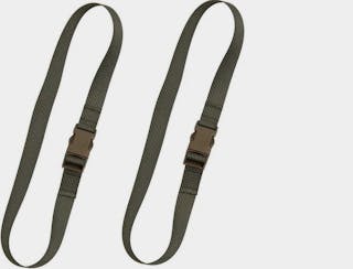 Pack straps, SR buckle, 2 pcs, 80 cm, green