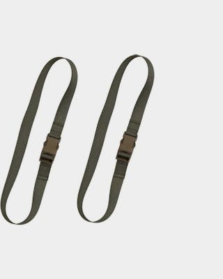 Pack straps, SR buckle, 2 pcs, 80 cm, green