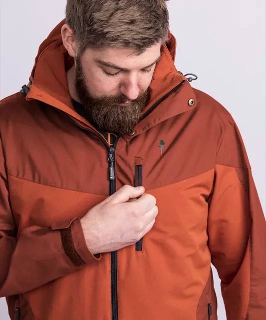 Pinewood Finnveden Hybrid Jacket Terracotta 05