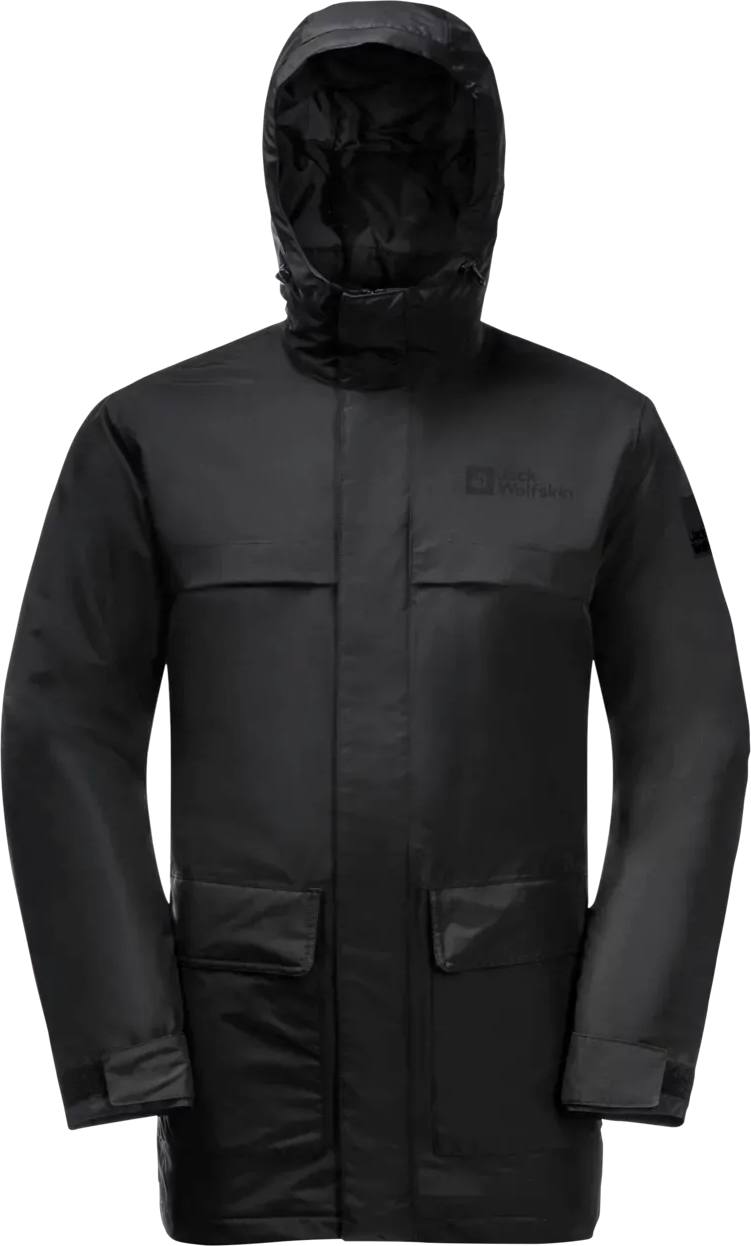 Jack Wolfskin Men's Winterlager Parka Black 02