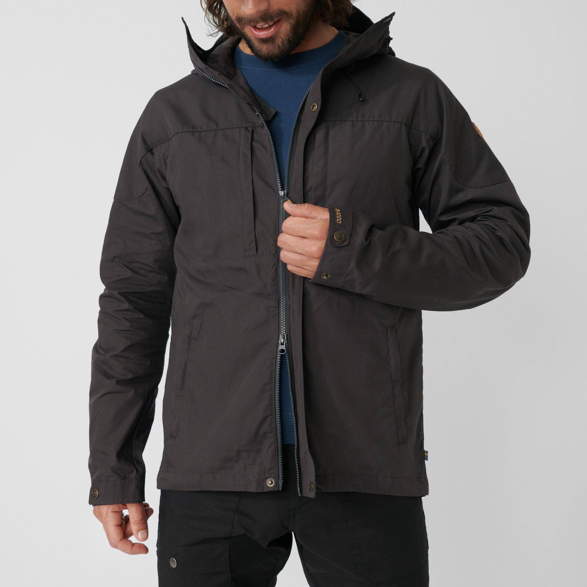 ジャケット・アウター Fjallraven Skogo Jacket Mens L Size Amazon.com: Fjallraven Mens Skogs¿ Jacket Dark Navy 2XL : Clothing