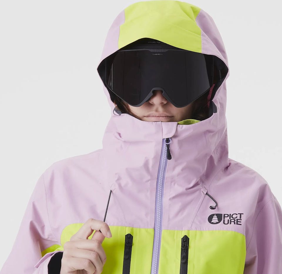 Picture Organic Clothing Women's Acidic 3L Xpore Jacket Orchid Acid Lime 11