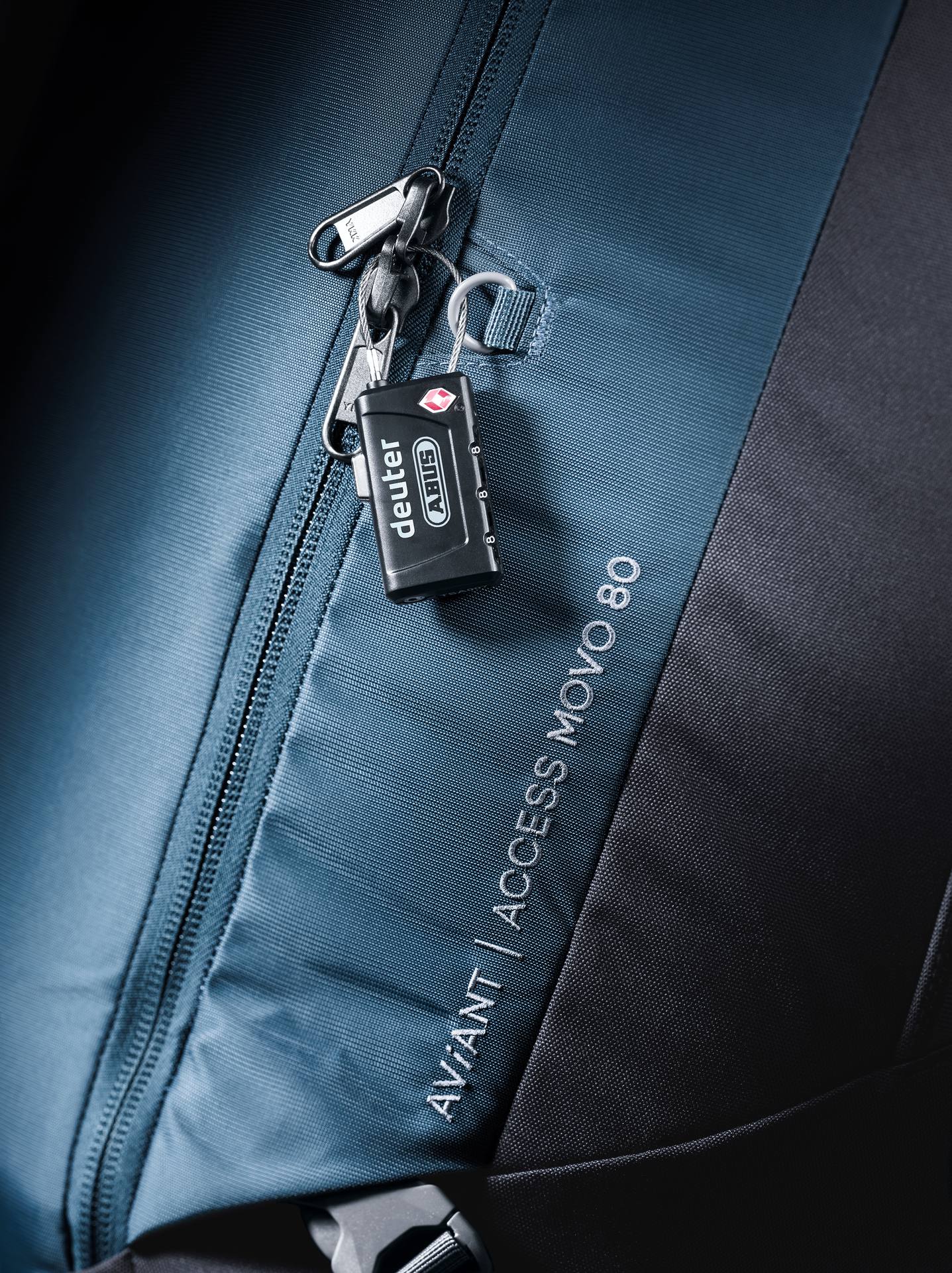 Deuter TSA Cable Lock Musta 02
