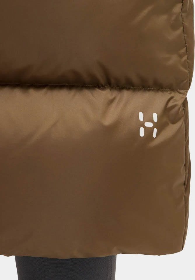 Haglöfs Women's Long Down Parka Teak Brown 12