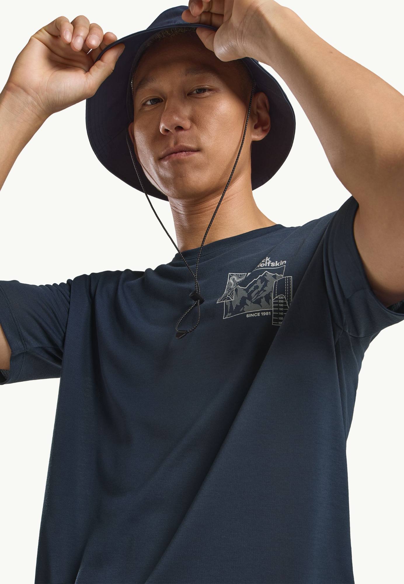 Jack Wolfskin Men's Vonnan Graphic Tee Midnight Sky 05