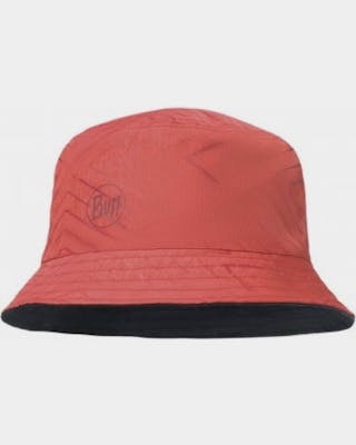 Travel Bucket Hat Red-Black