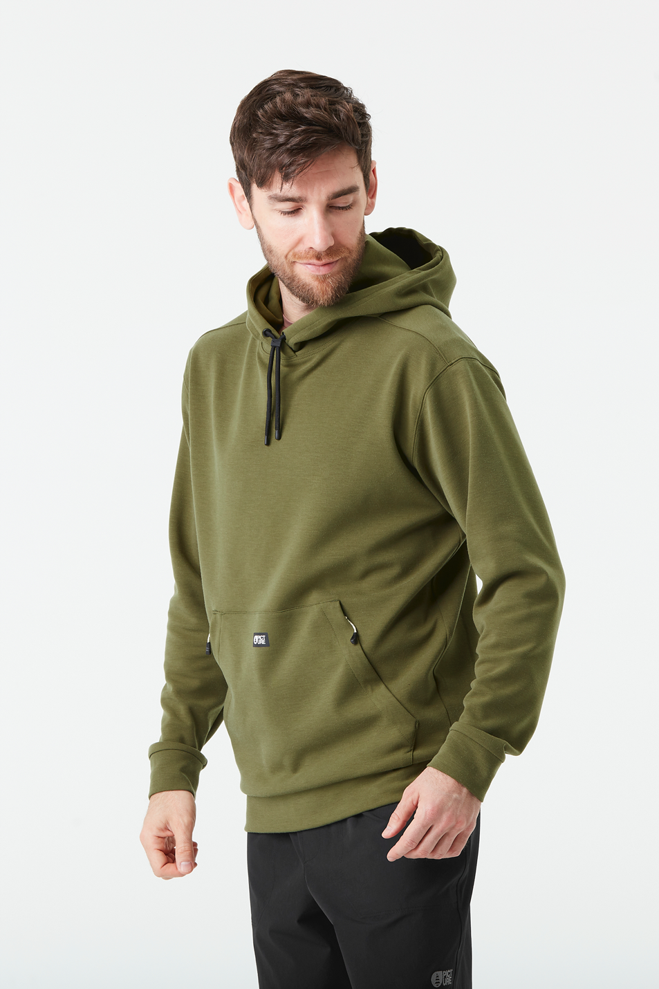 Picture Organic Clothing Men's Pluris Tech Hoodie Tobacco 04