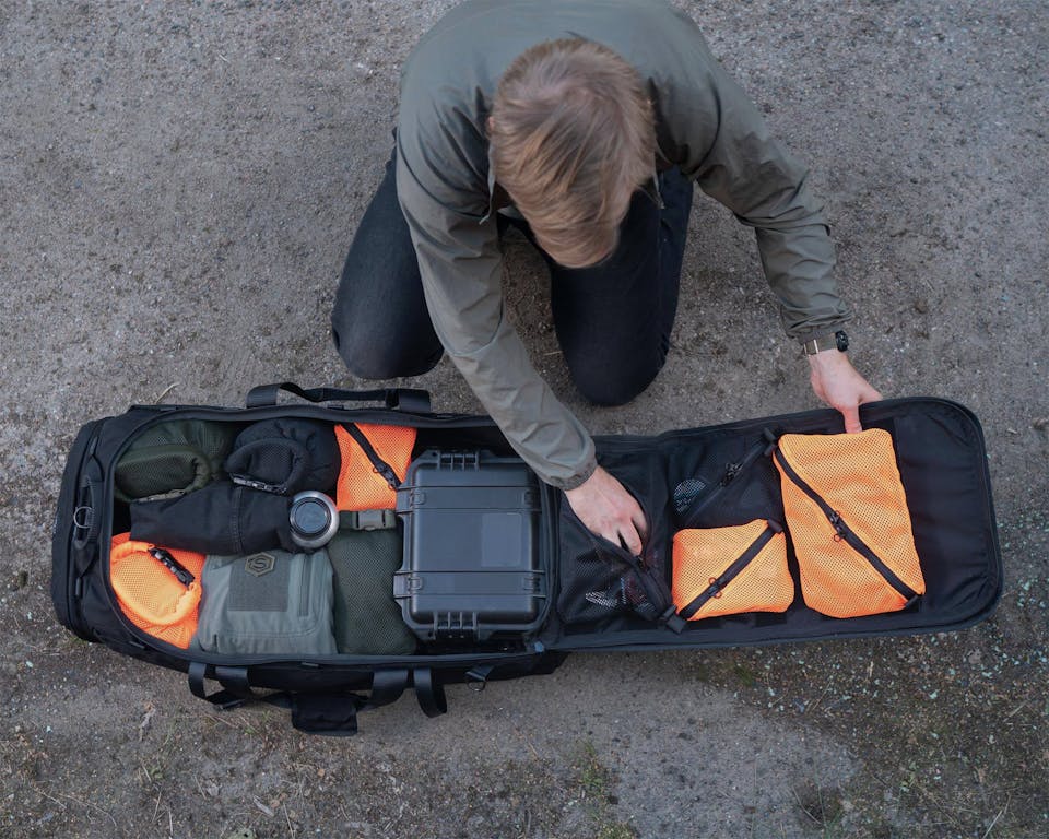 Savotta Trinket Pouch 10 x 15 cm Hook Back Vihreä 03