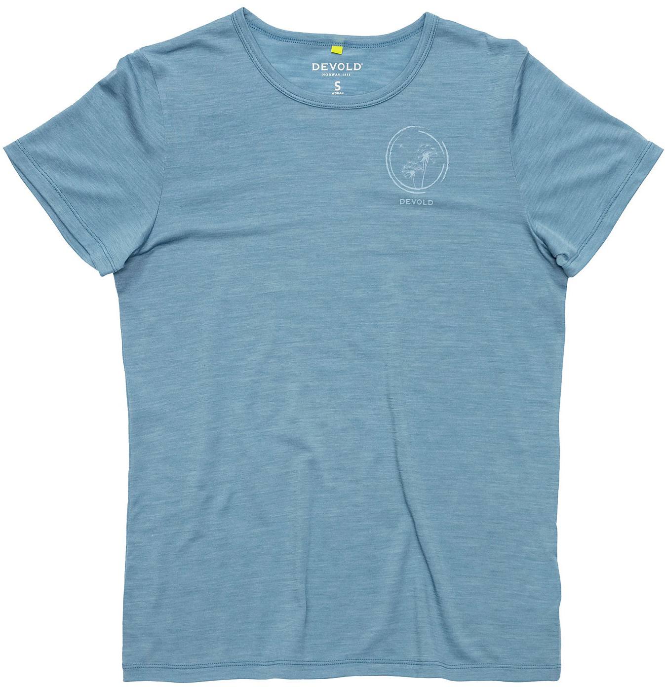 Devold Women's Active Spring Tee Sky Blue 02