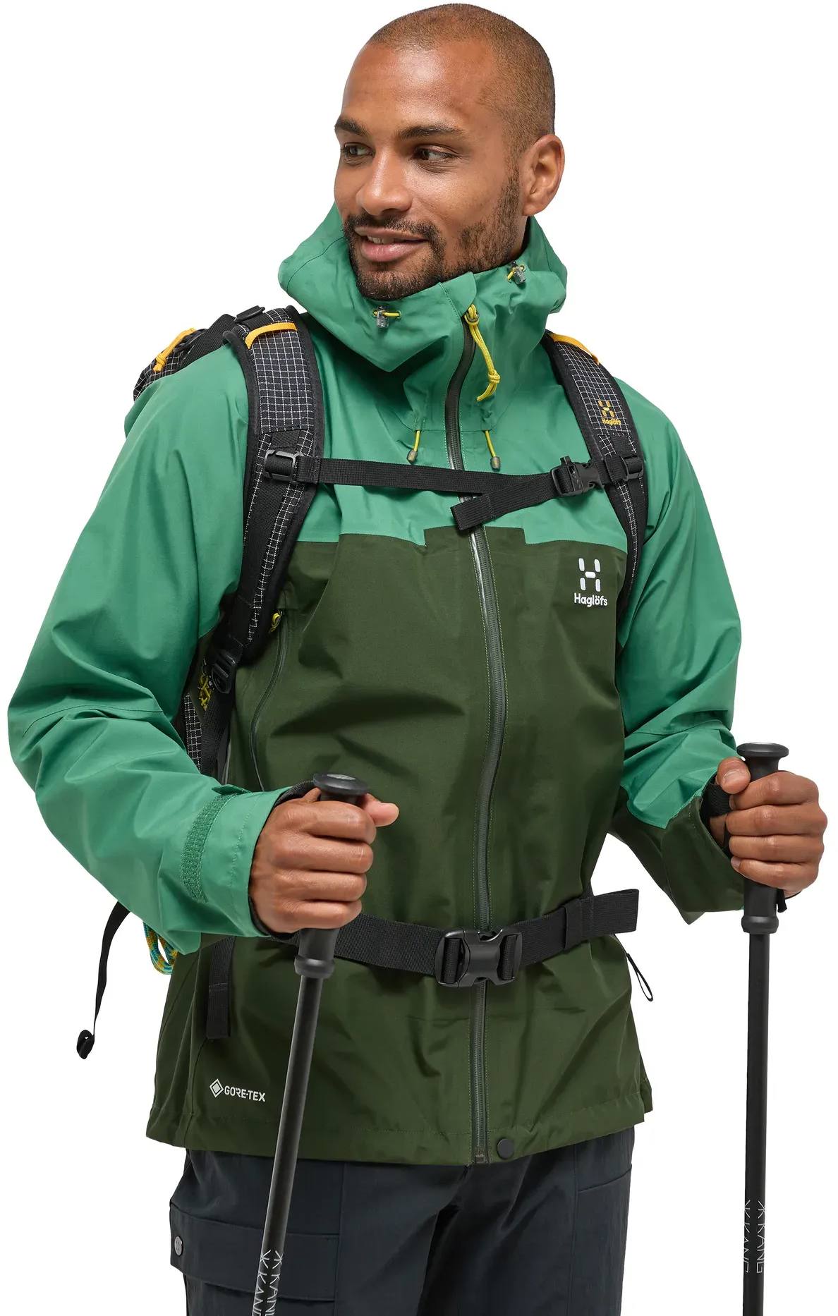 Haglöfs Men's ROC Flash GTX Jacket Jelly Green 03