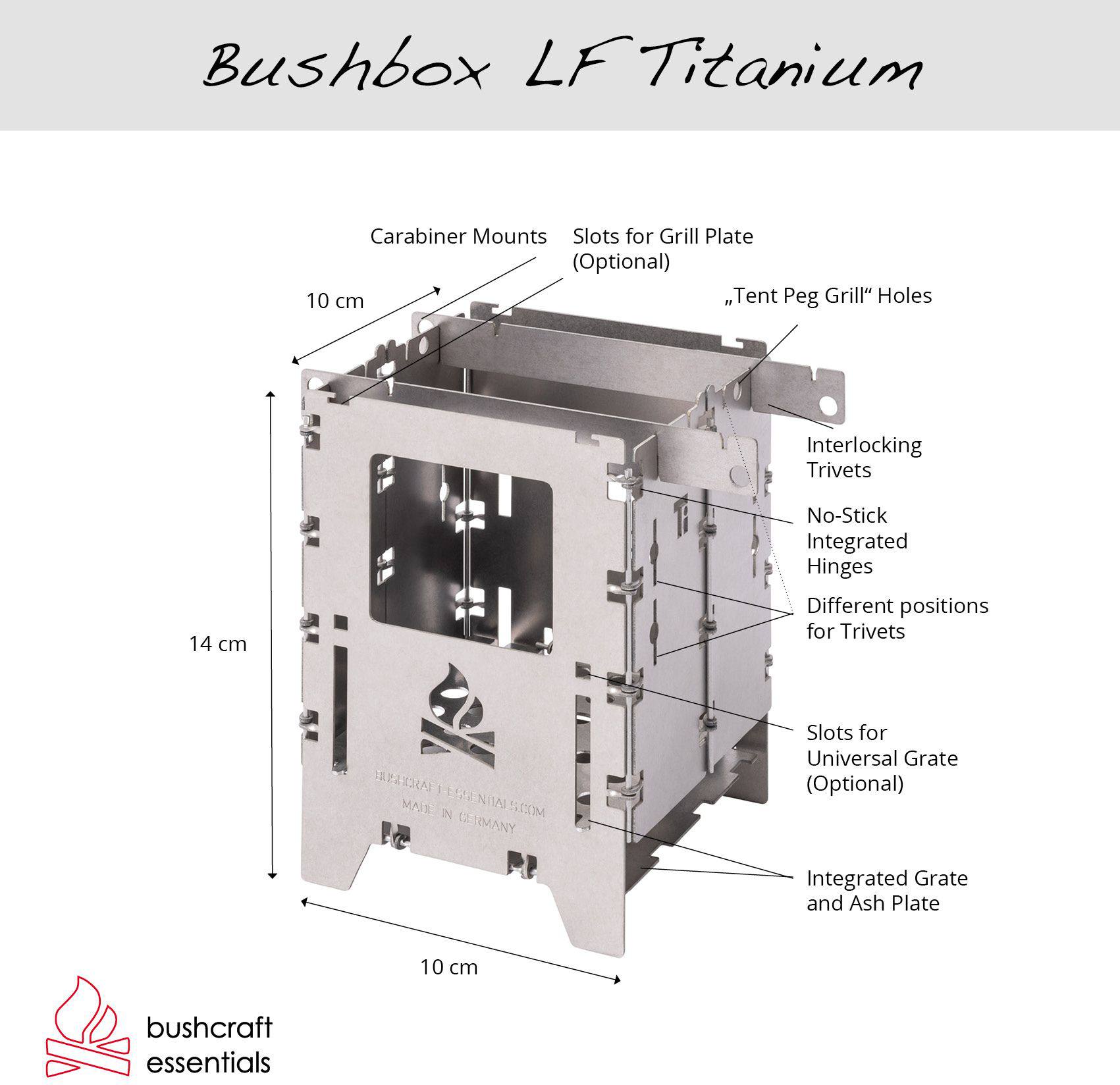 Bushcraft Essentials Bushbox LF Titanium  02