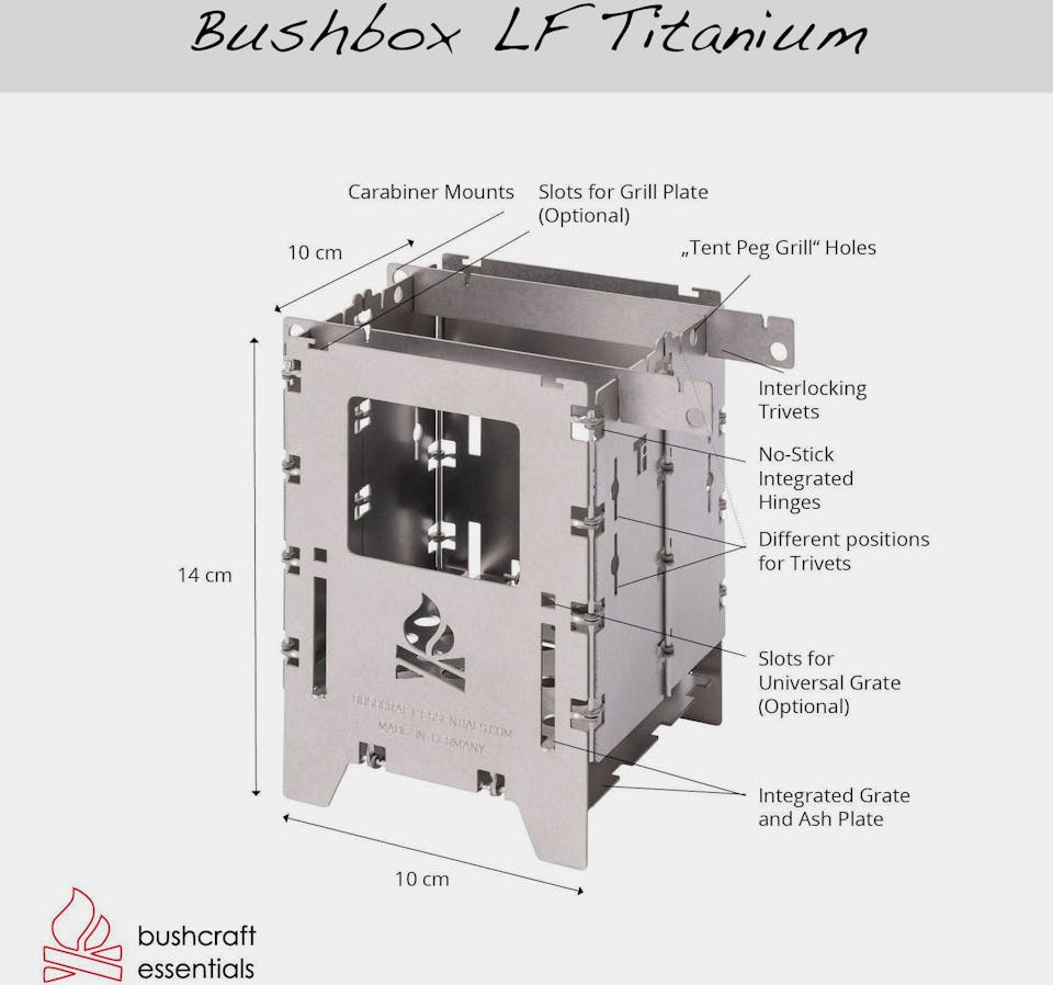 Bushcraft Essentials Bushbox LF Titanium  02
