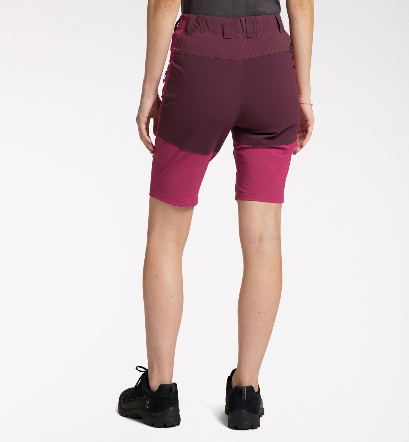 Haglöfs Mid Slim Shorts Women Dark Pink 03