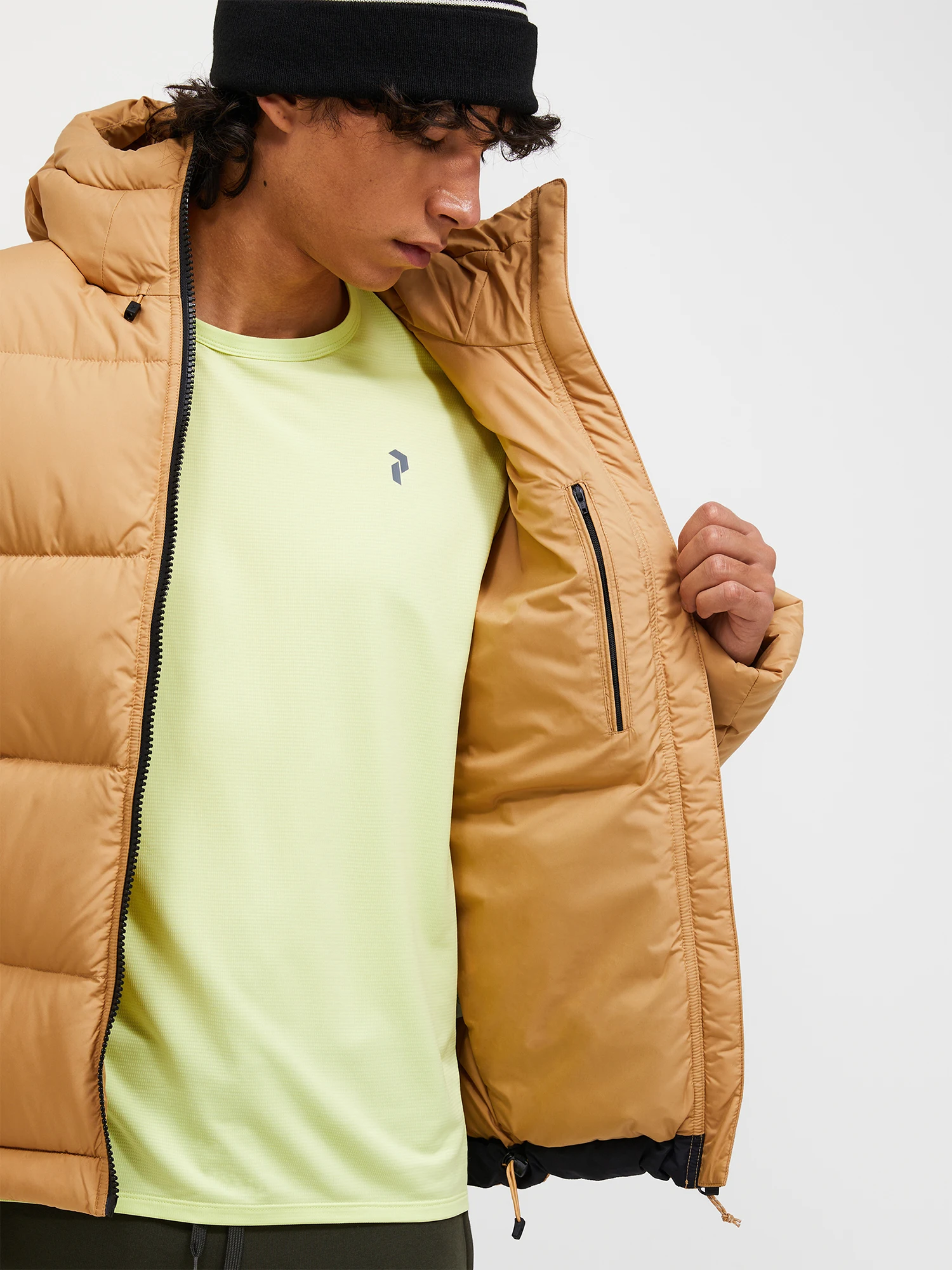 Peak Performance Men's Rivel Down Jacket - Miesten untuvatakki Sierra Sand 07
