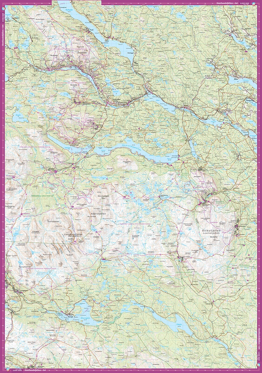Calazo Jämtlandsfjällen 1:100 000  03